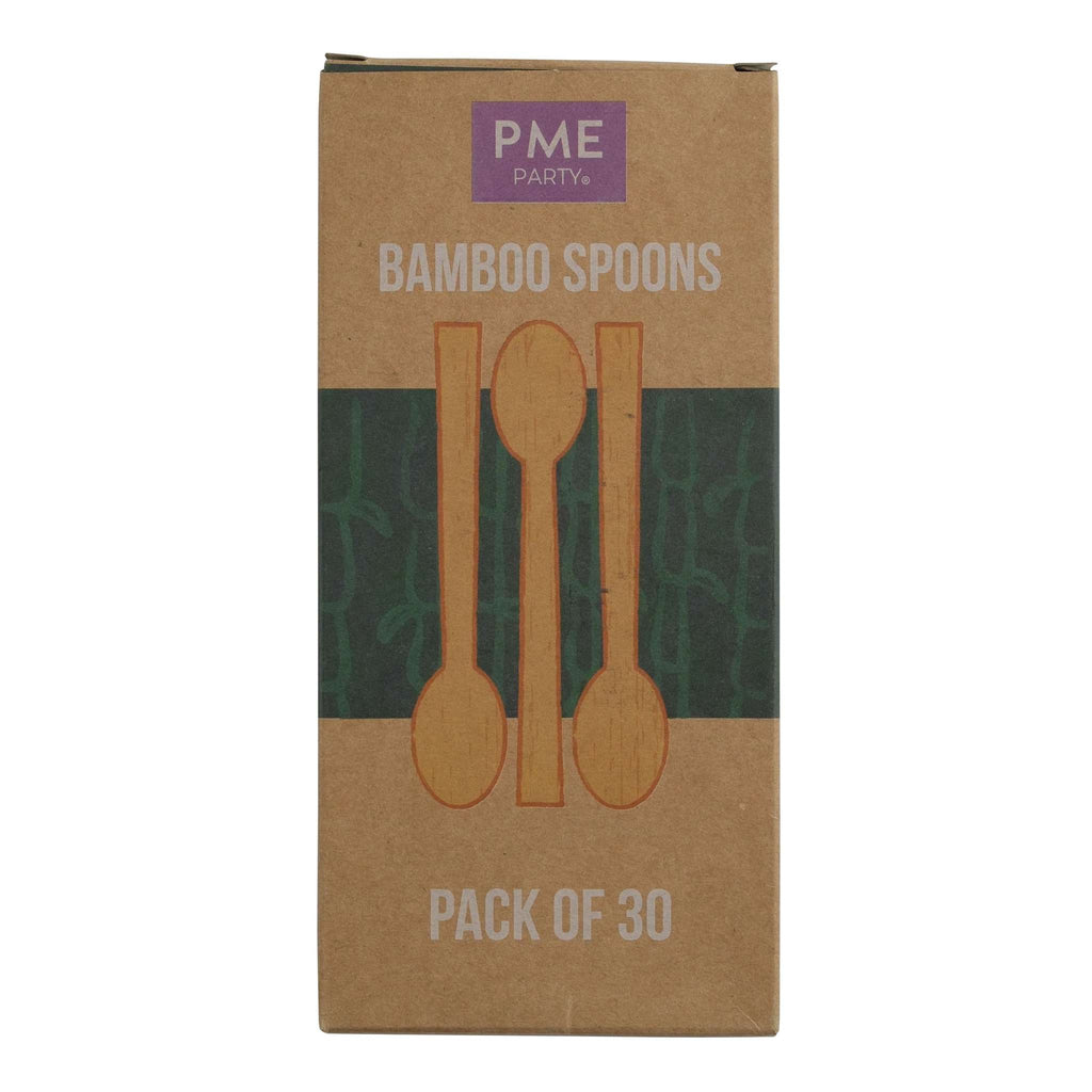 Couverts en bambou - cuillères Pk/30