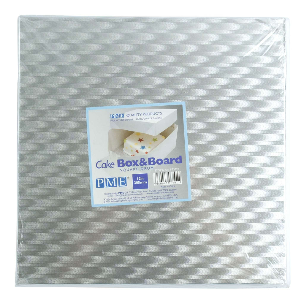 Cake Drum Cuadrado para Pastel y Caja de 30cm (12 Pulgadas)