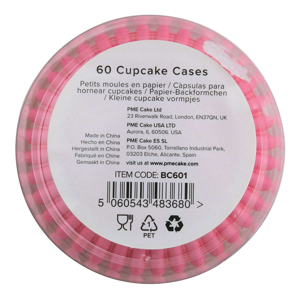 Cupcakevormpjes, Roze (60)