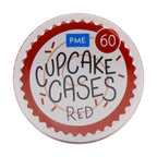 Cupcakevormpjes, Rood (60)