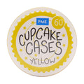 Cupcakevormpjes, Geel (60)