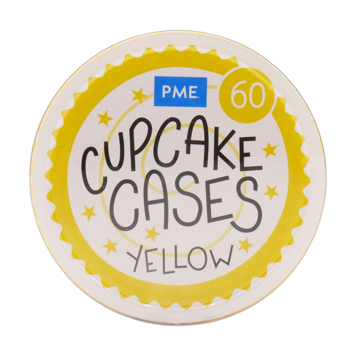 Yellow Cupcake Cases Pk/60
