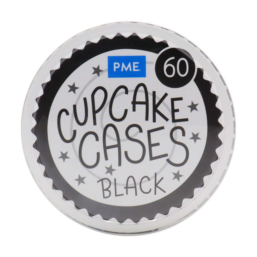 Black Cupcake Cases Pk/60