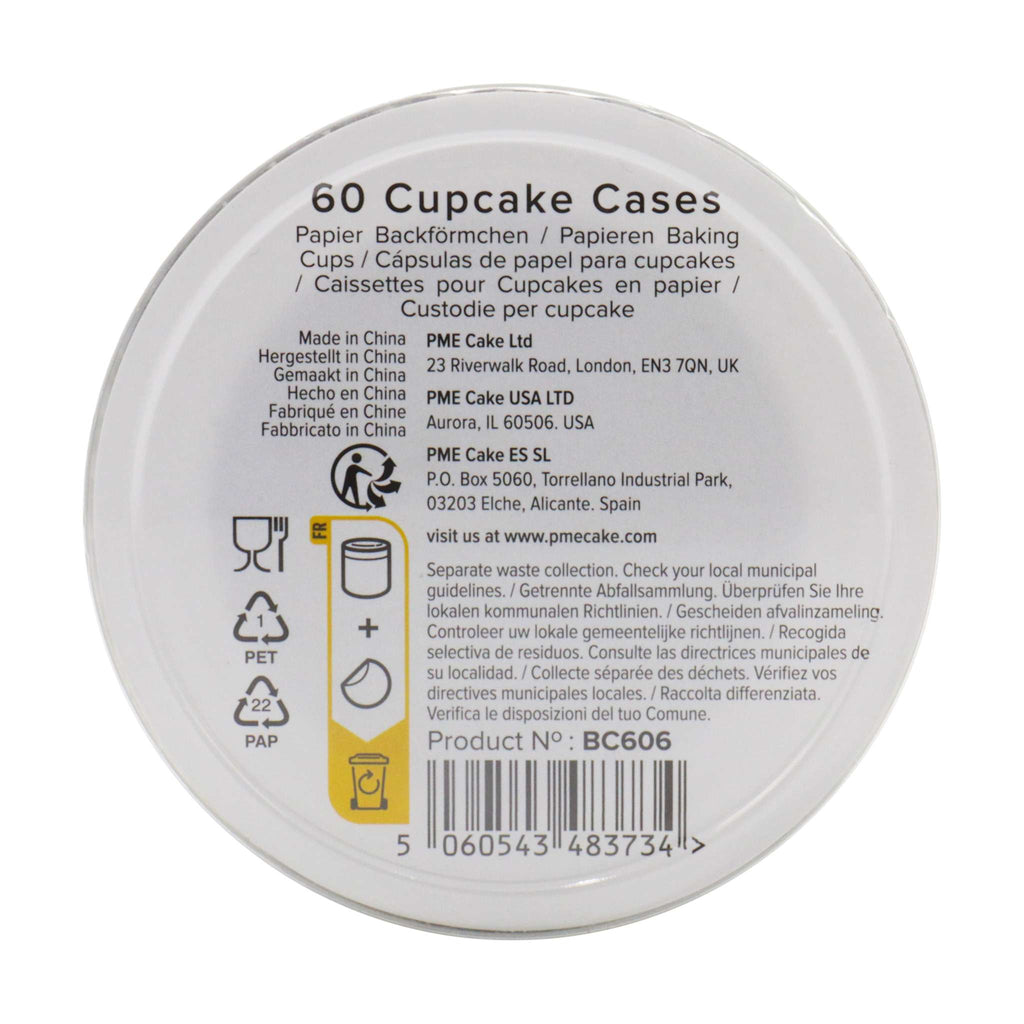 Black Cupcake Cases Pk/60