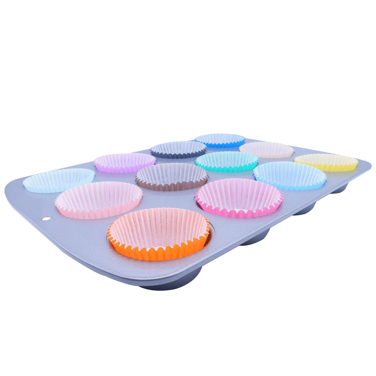 Peach Cupcake Cases Pk/60