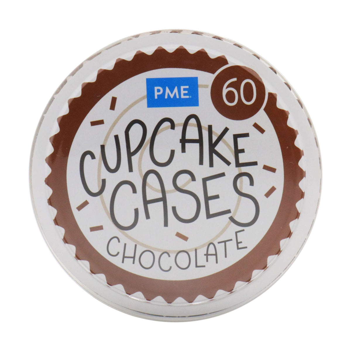 Cupcakevormpjes, Bruin (60)