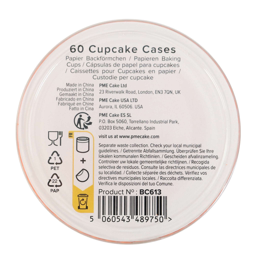 Cupcakevormpjes, Oranje (60)