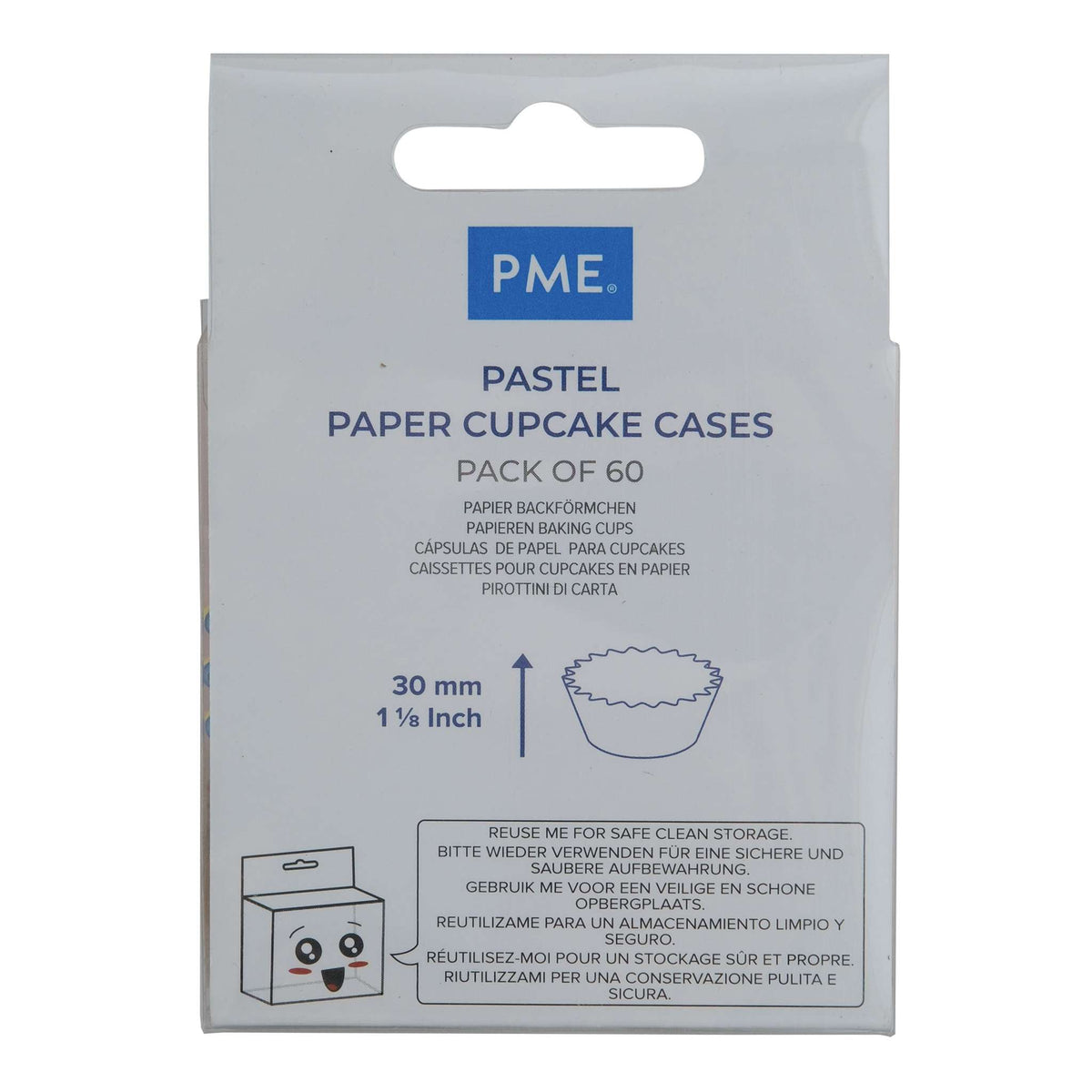 Papieren Baking Cups - Pastel Pk/60