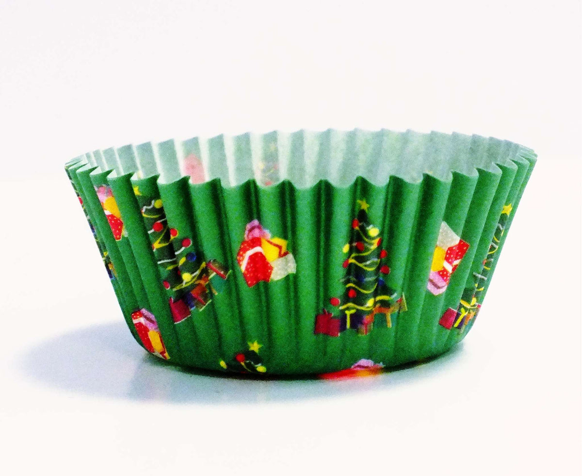 Cápsulas de Navidad para Hornear Cupcakes, Tamaño Estándar, Paquete de 60
