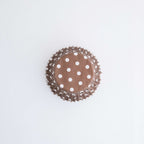 Brown Polka Dots Cupcake Cases Pk/60
