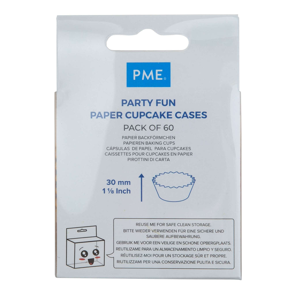 Cápsulas de Papel Party Fun para Hornear Cupcakes, Tamaño Estándar, Paquete de 60