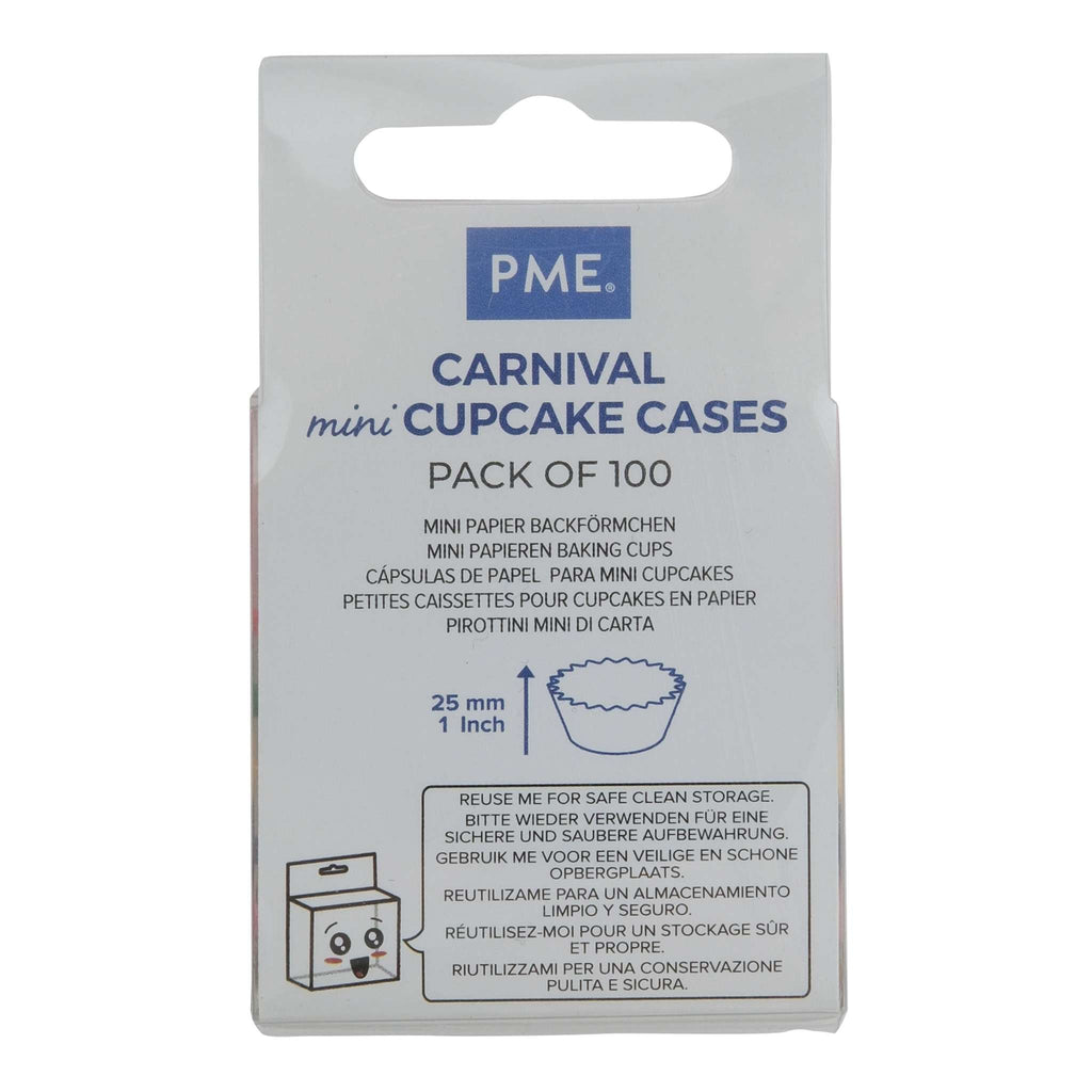 Papieren Baking Cups - Carnaval Pk/100