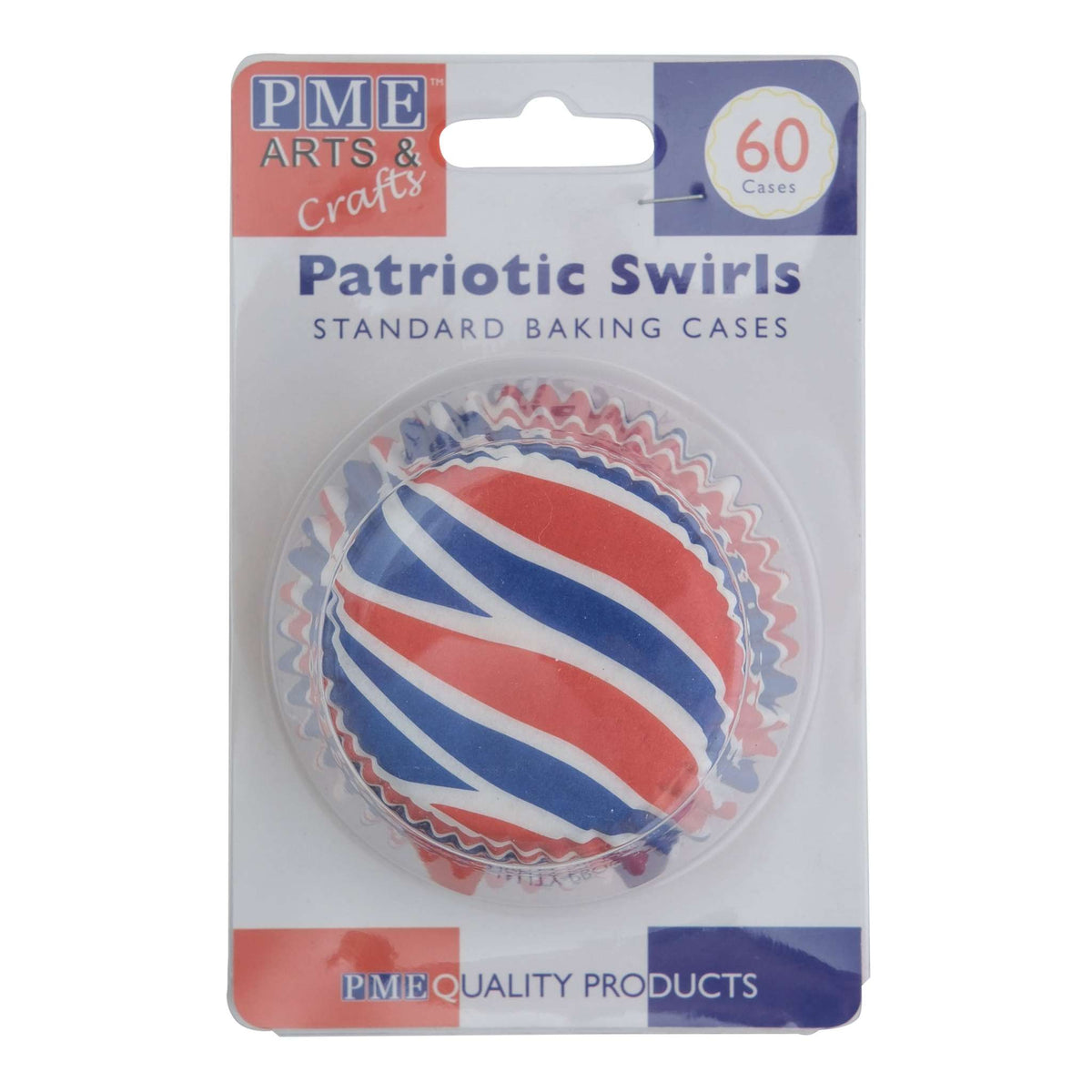 Patriotic Swirls Standard Baking Cases Pk/60