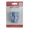 Santa Hats Mini Baking Cases Pk/100
