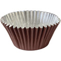 Chocolate Brown Foil Baking Cases Pk/30