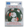 Navidad Cápsulas para Cupcakes forradas de Aluminio - Papá Noel (Set de 30)