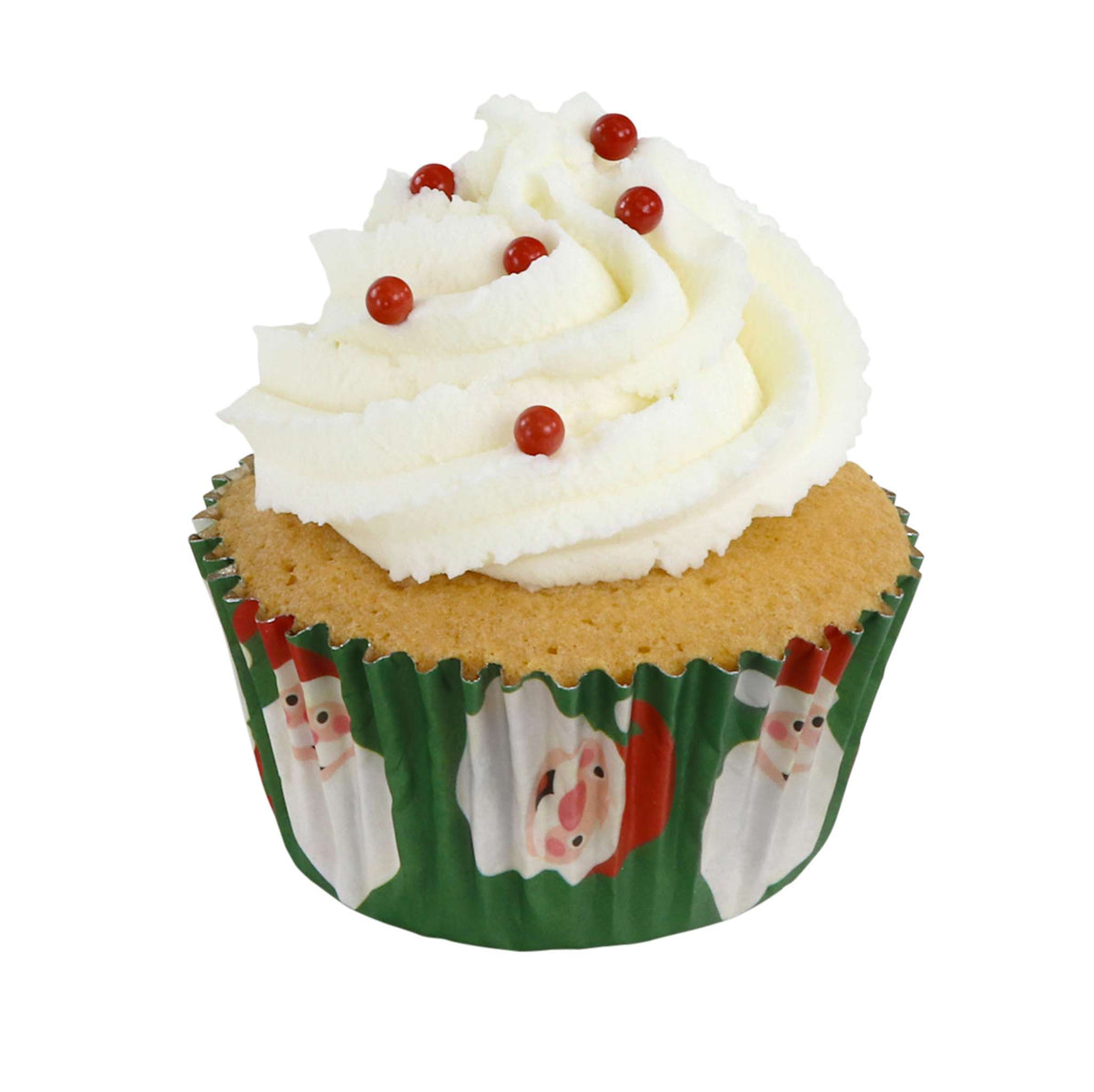 Noël Caissettes à cupcakes en Aluminium - Père Noël (30 pièces)
