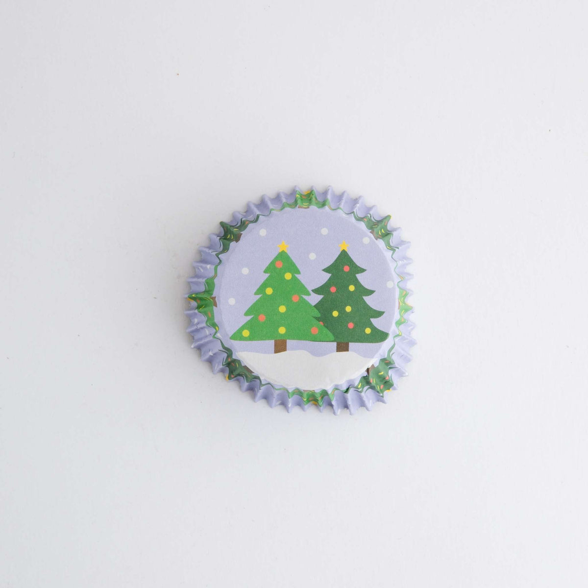 Christmas Trees Foil Lined Cupcake Cases Pk/30