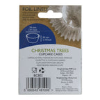 Christmas Trees Foil Lined Cupcake Cases Pk/30