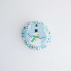 Kerst Cupcake Vormpjes met Folievoering - Sneeuwman (30 stuks)