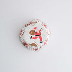 Noël Caissettes à cupcakes en Aluminium - Père Noël et Traîneau (30 pièces)