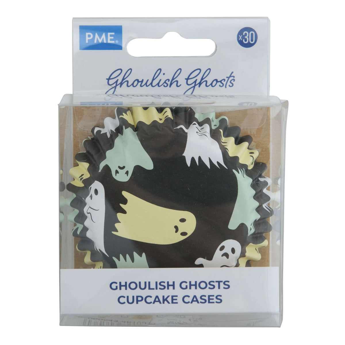 Halloween Caissettes à cupcakes en Aluminium - Fantômes Terrifiants (30 pièces)