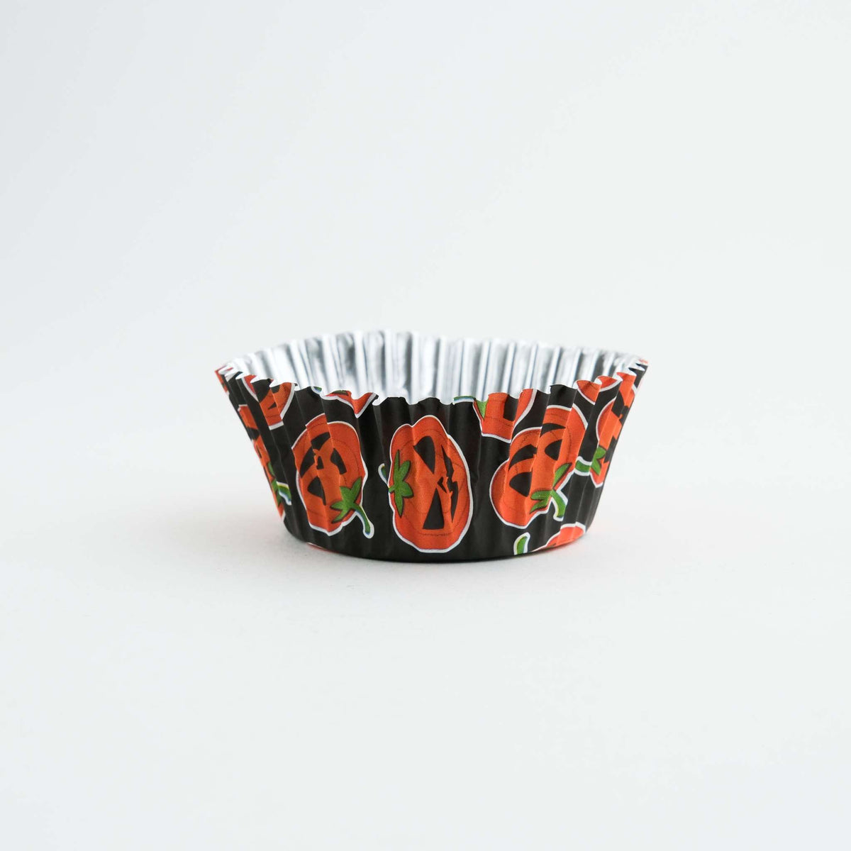 Petrifying Pumpkin Foil Lined Cupcake Cases Pk/30