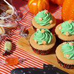 Halloween Cápsulas para Cupcakes forradas de Aluminio - Calabazas Petrificantes (Set de 30)