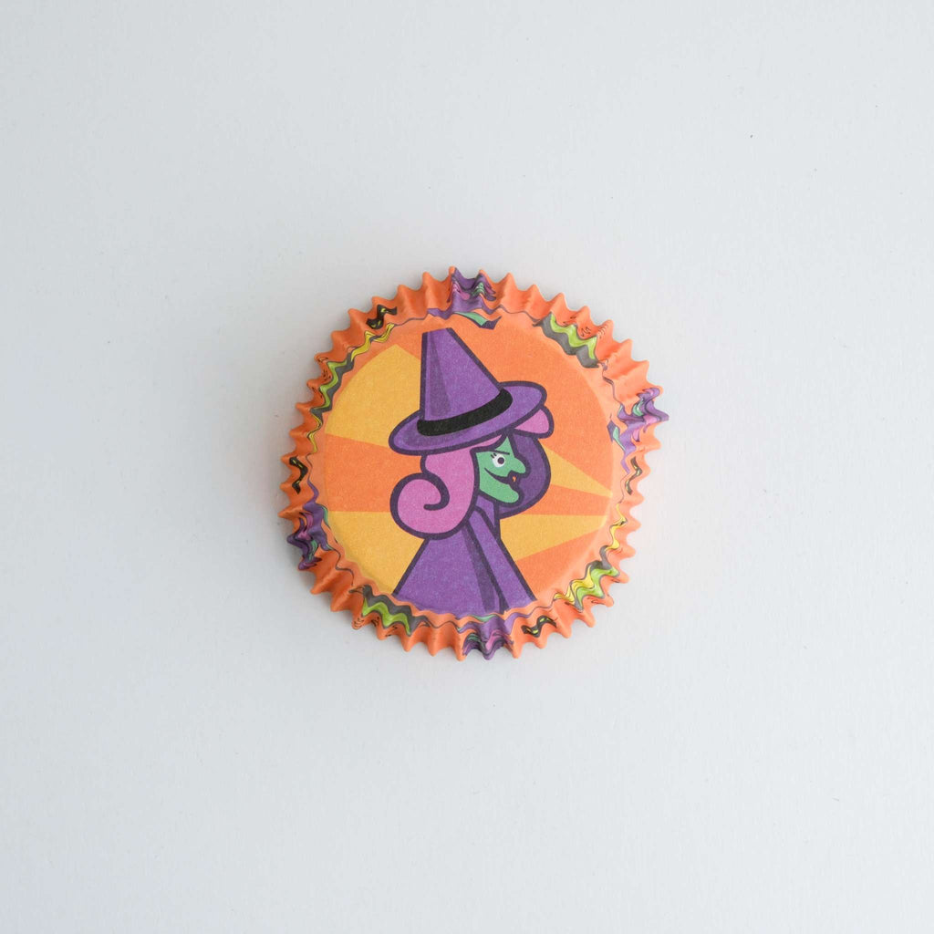 Halloween Folienbeschichtete Cupcake-Förmchen - Böse Hexen (30 Stück)