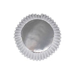 Metallische Backförmchen - Silber 30er Pack