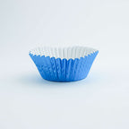 Metalen Bakvormpjes - Blauw Pk/30