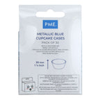 Metalen Bakvormpjes - Blauw Pk/30
