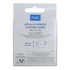 Metalen Bakvormpjes - Paars Pk/30