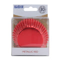 Metallic Red Cupcake Cases Pk/30