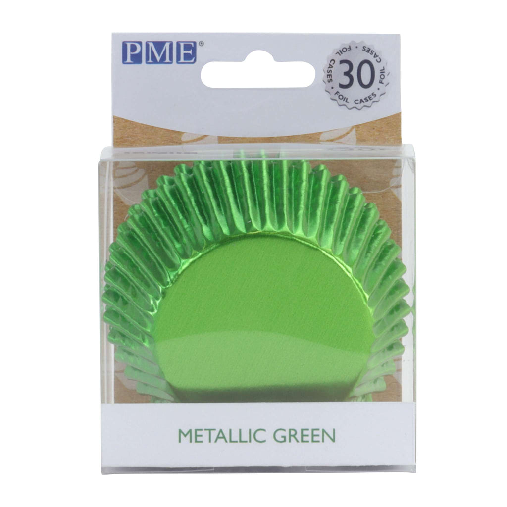 Metallic Green Cupcake Cases Pk/30