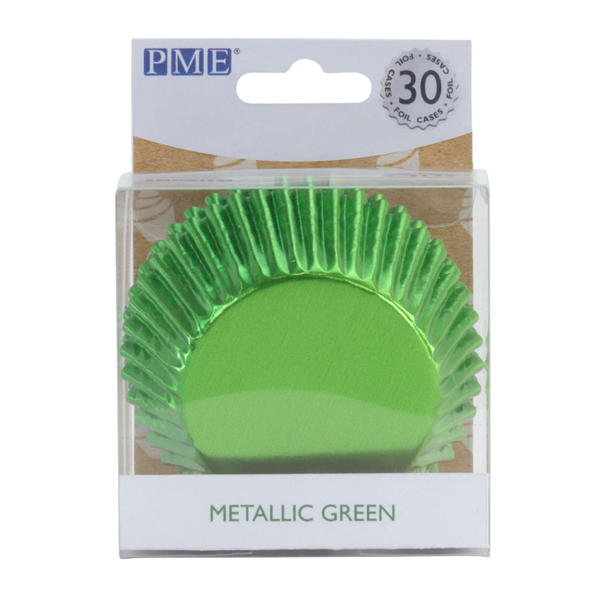 Metallic Green Cupcake Cases Pk/30