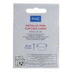 Metallic Pink Cupcake Cases Pk/30