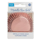Metallic Rose Gold Cupcake Cases Pk/30