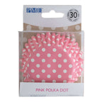 Cápsulas Forradas de Aluminio - Lunares Rosas, Pack de 30