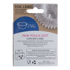 Cápsulas Forradas de Aluminio - Lunares Rosas, Pack de 30