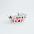 Hearts Foil Lined Cupcake Cases Pk/30