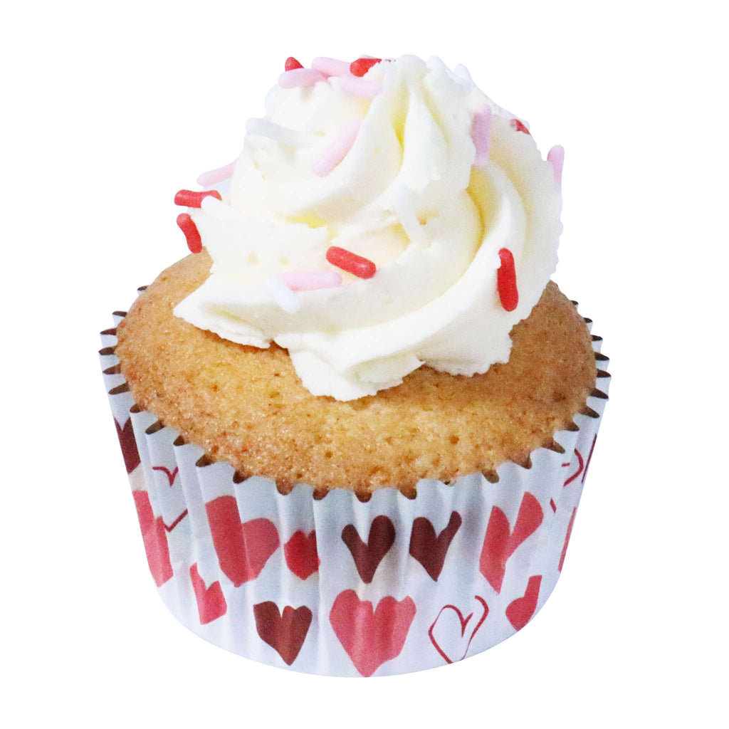 Hearts Foil Lined Cupcake Cases Pk/30