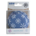 Snowflakes Foil Lined Cupcake Cases Pk/30
