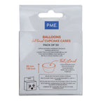 Balloons Foil Lined Cupcake Cases Pk/30