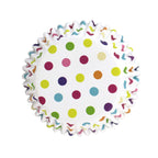 Cápsulas Forradas de Aluminio - Lunares Multicolores, Pack de 30