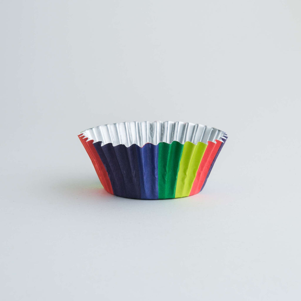 Rainbow Colours Foil Lined Cupcake Cases Pk/30