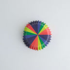 Rainbow Colours Foil Lined Cupcake Cases Pk/30