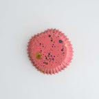 Caissettes à Cupcakes Doublées de Feuille - Rose & Paillettes Dorées (pack de 30)