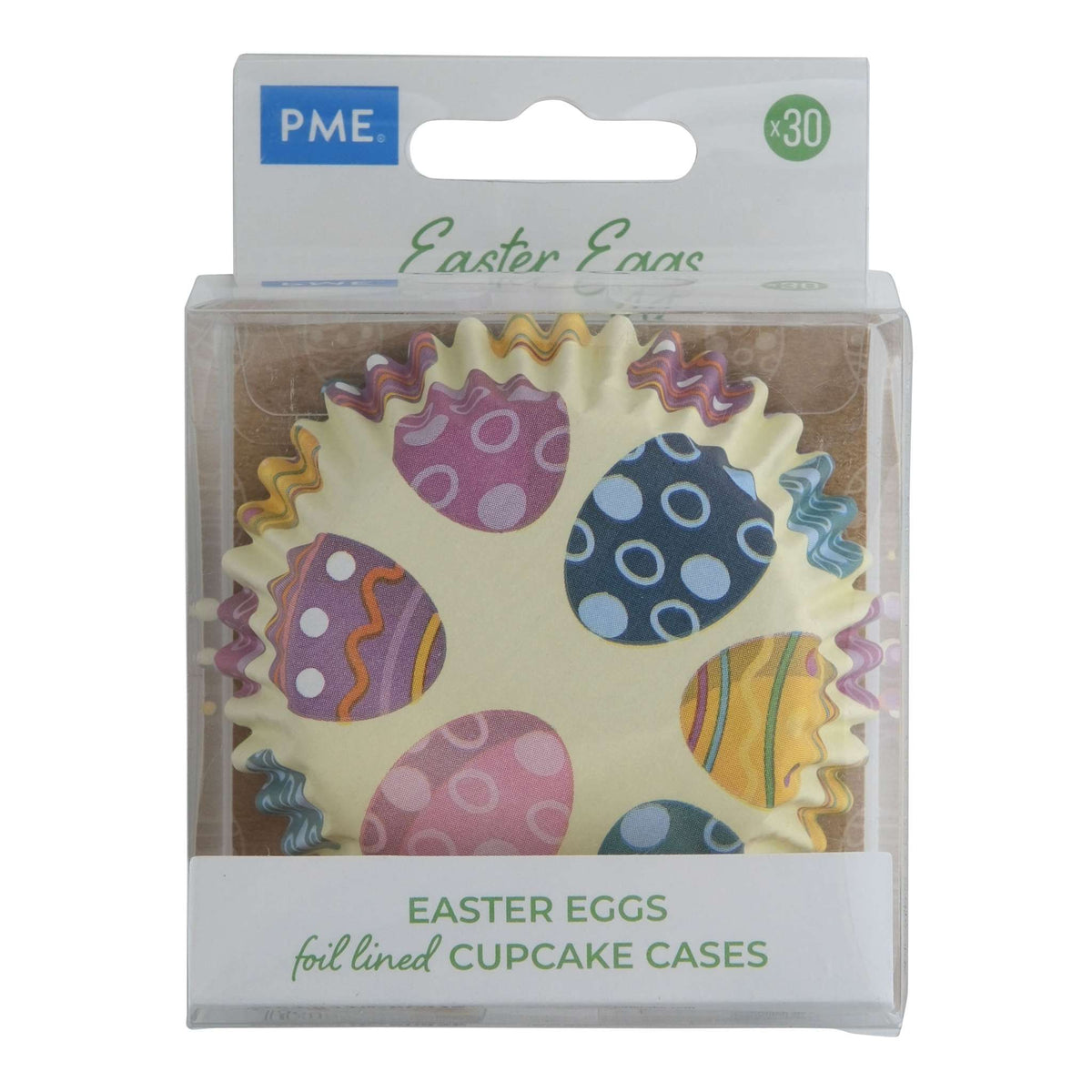 Cápsulas de Cupcakes con Forro de Papel Aluminio - Huevos de Pascua Pk/30