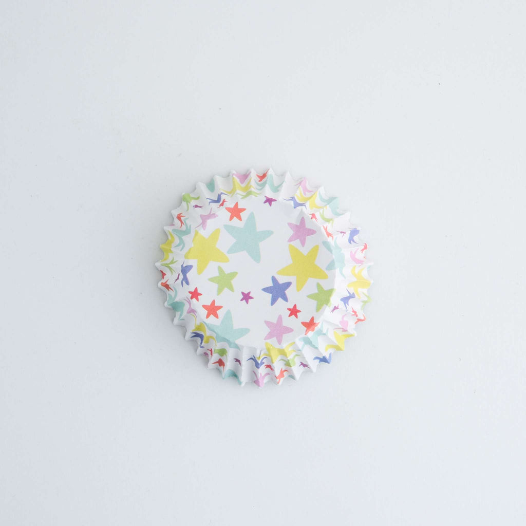 Caissettes à Cupcakes Doublées de Feuille - Explosion d'Étoiles (pack de 30)
